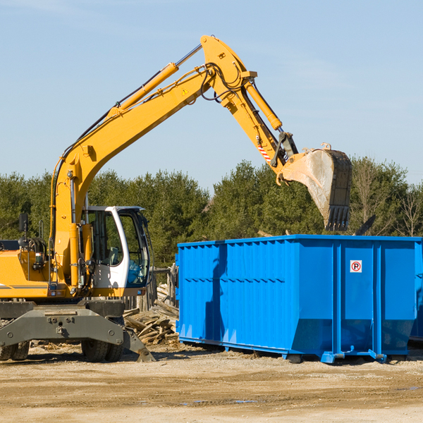 can i rent a residential dumpster for a construction project in Rushville